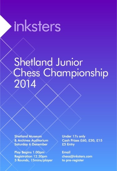 Inksters Shetland Junior Chess Championship 2014